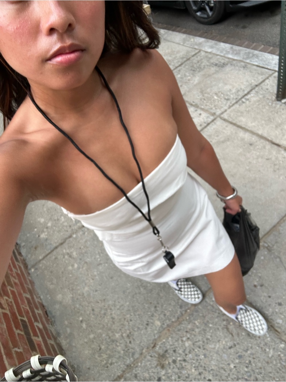 ZARA Women's white dress